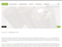 Tablet Screenshot of bjorlinggrant.com